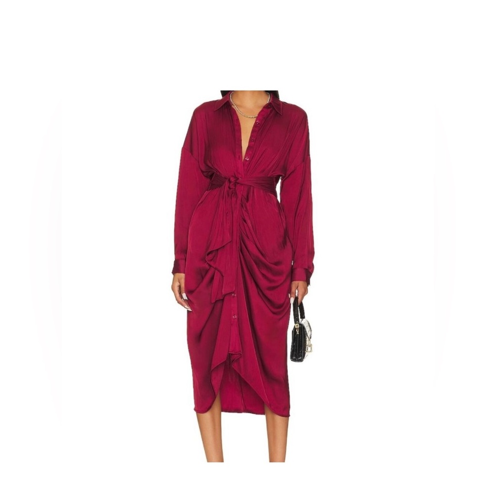Steve Madden Wine Color Sula Dress Size 8 NWT